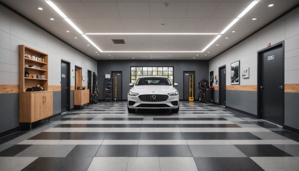 Idées innovantes pour le revêtement de sol de votre garage à dalles